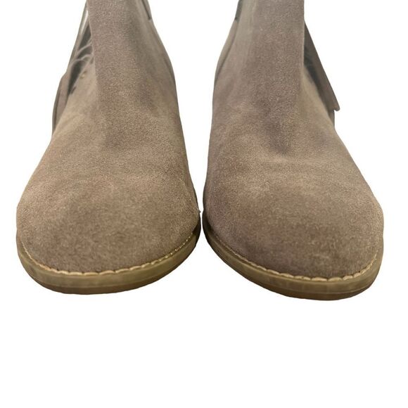 Vionic Faros Fringed Bootie Womens 9.5M Greige Suede Studded Boots - Picture 4 of 11